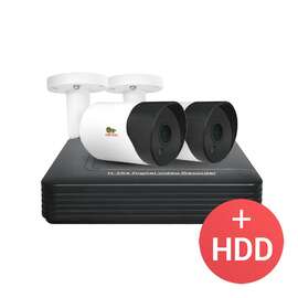 2.0MP Набор для улицы AHD-14 2xCAM + 1xDVR + HDD