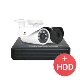 2.0MP Набор для улицы PRO AHD-36 2xCAM + 1xDVR + HDD