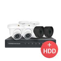 2.0MP Микс набор IP-11 4xCAM + 1xNVR + HDD