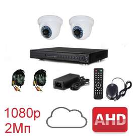 Комплект для видеонаблюдения AHD-2 дом-офис 1080p (без HDD)